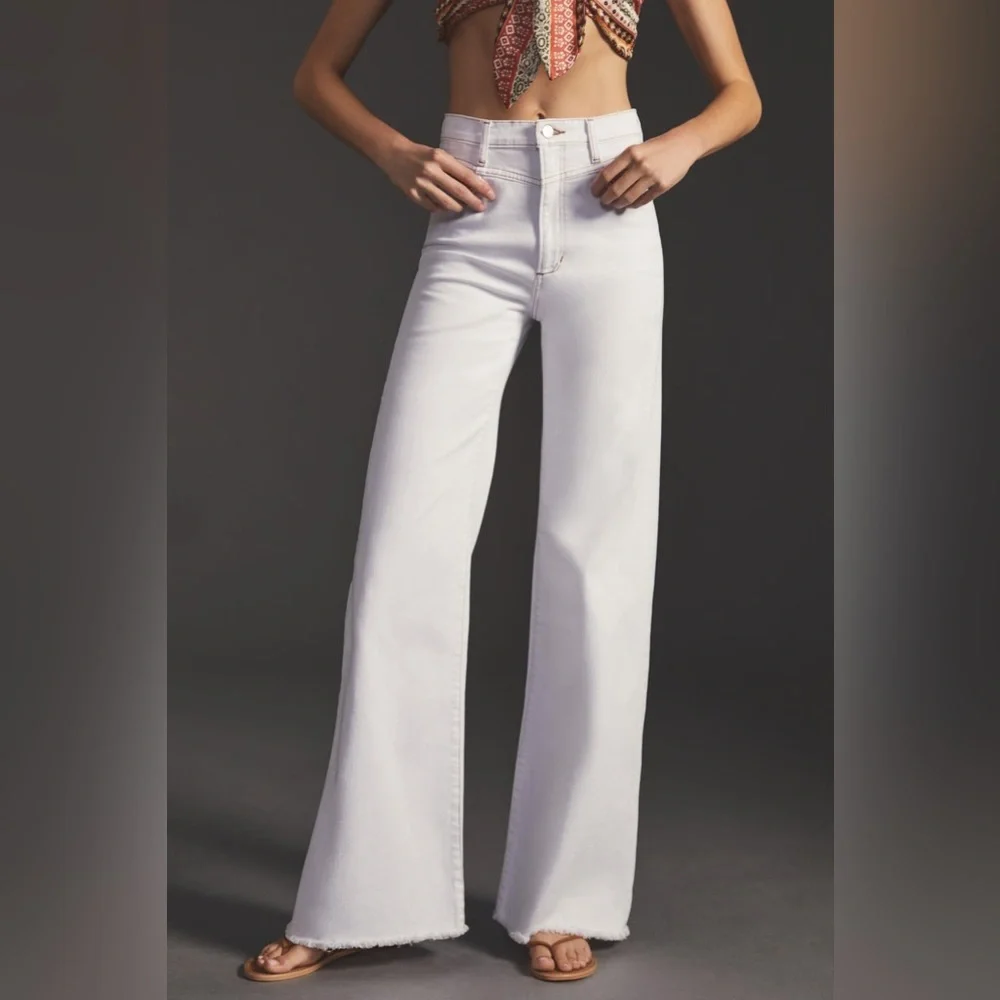 Joe's Jeans Goldie High-Rise Puddle Palazzo Jeans